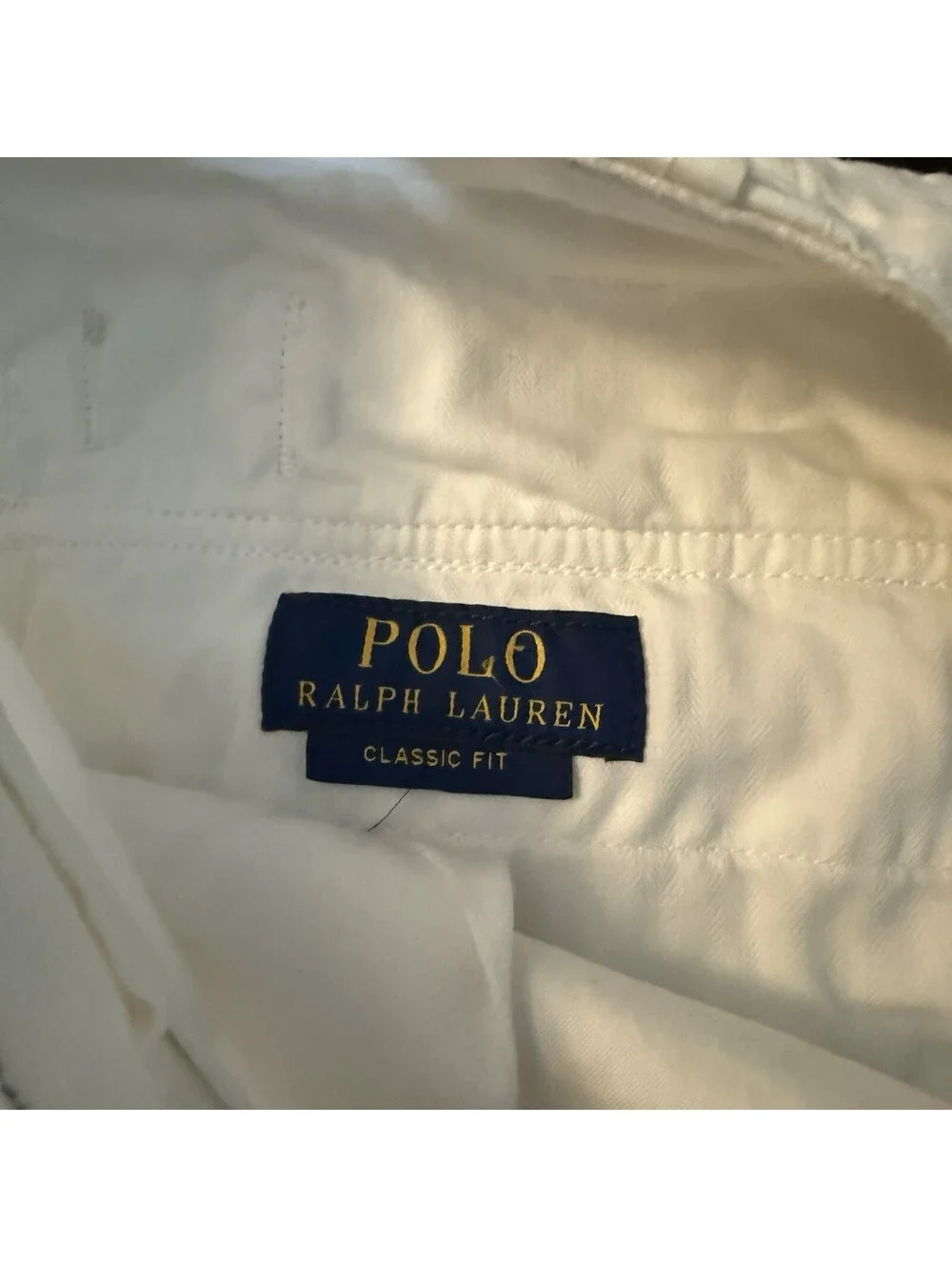Polo Ralph Lauren Utility Canvas cargo Shorts Men’s 42 White, Classic Cotton